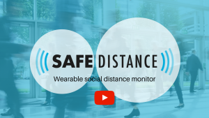 Link to YouTube video for Safe Distance social distance monitor by EMP Designs